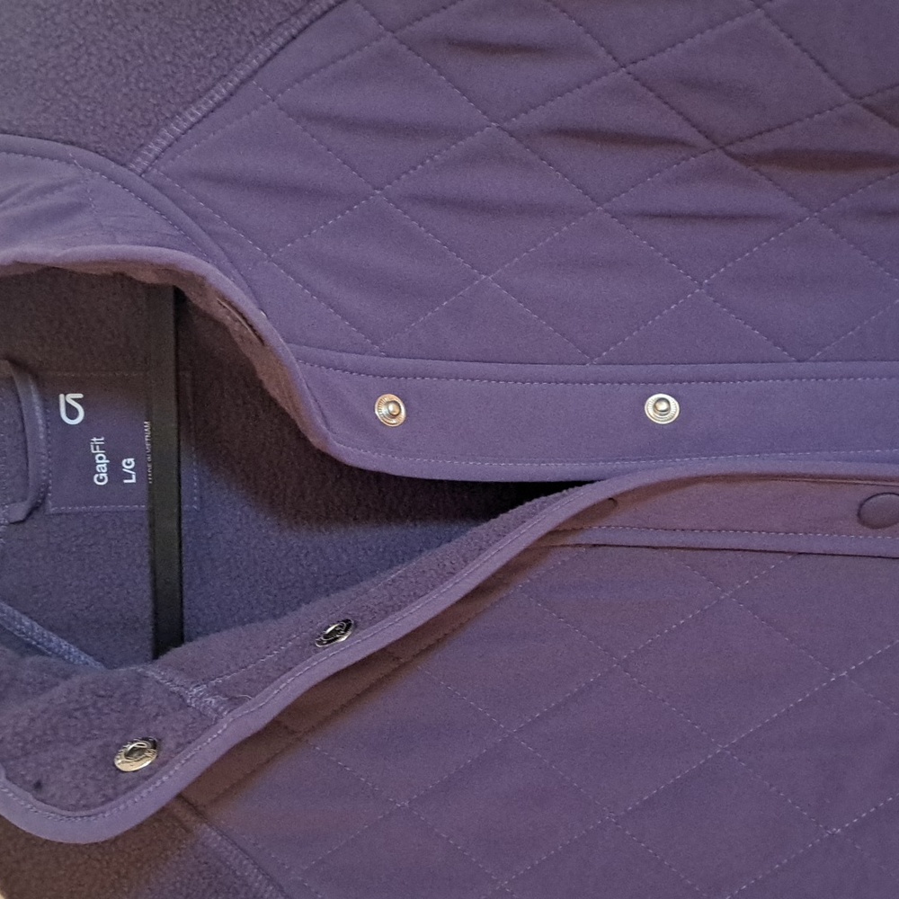 GAP Women's Purple Teddy Jacket - Picture 4 of 7